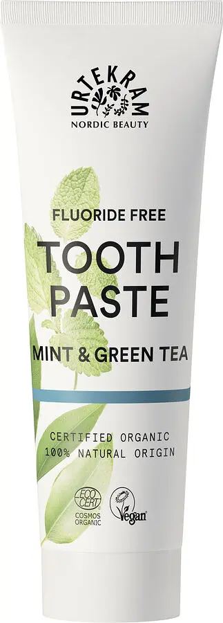 Toothpaste Mint & Green Tea No Fluoride Organic