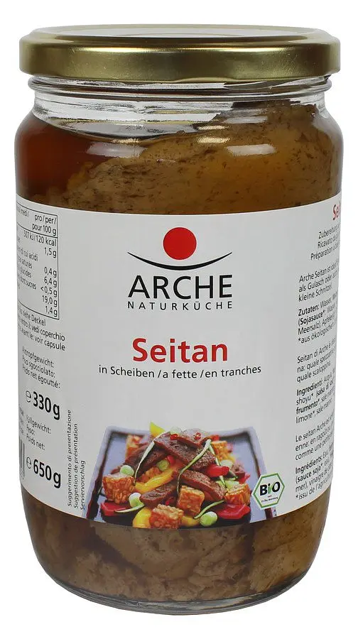 Seitan in Scheiben (Sojasauce) Bio