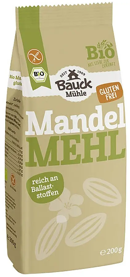 Mehl Mandelmehl teilentölt Bio