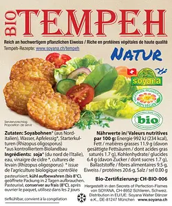 Tempeh Nature Organic, 180 g