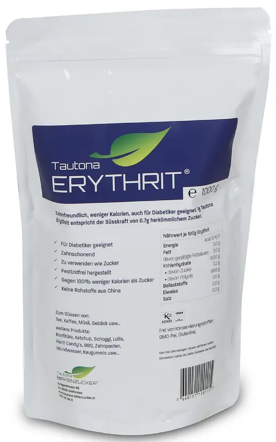 Tautona Erythrit Beutel