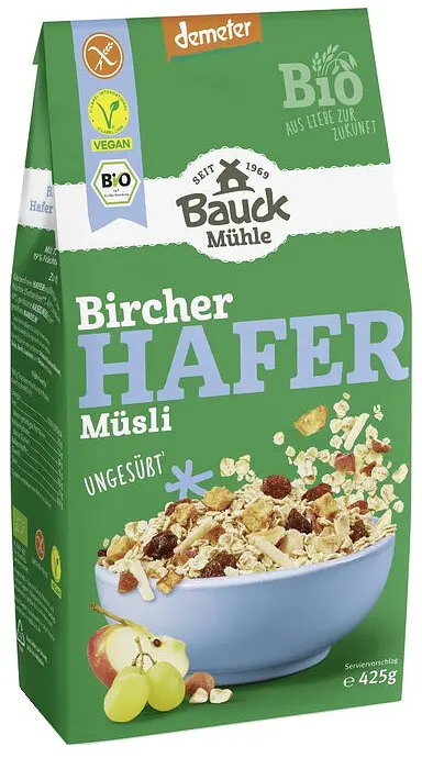 Cereal BircherMüesli Gluten Free No Added Sugar Organic