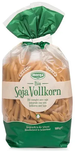 Pasta Soya Wholemeal Maccaroni Penne Pasta Organic