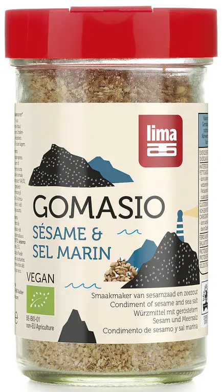 Sesame Salt Gomasio Original Shaker (Glas) Organic