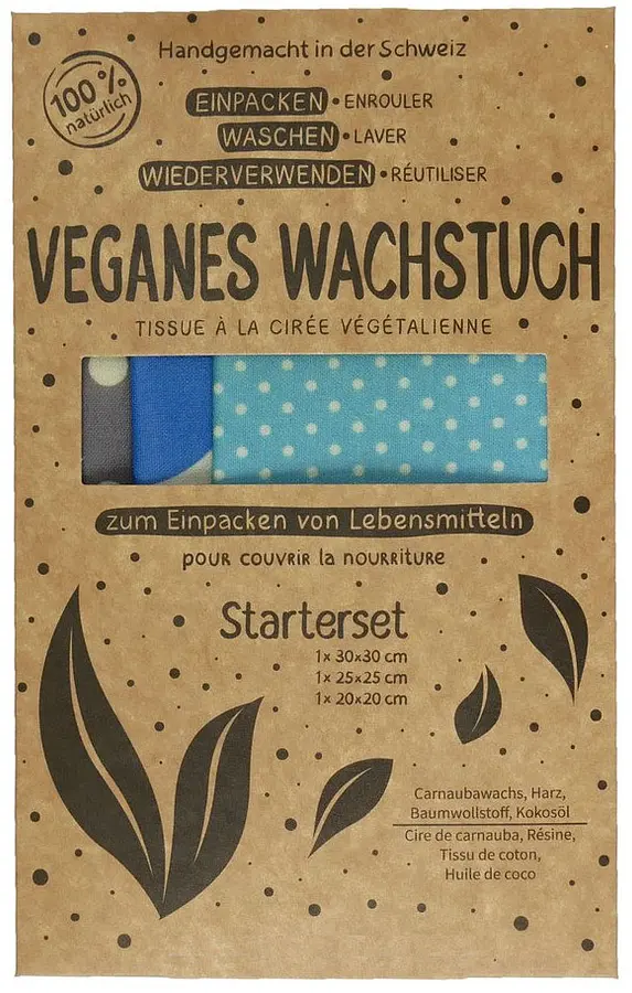 Veganes Wachstuch Starter Set