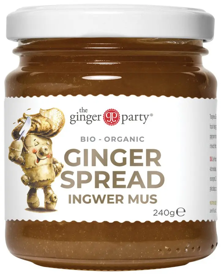 Ginger Party Ingwer Mus Glas Bio