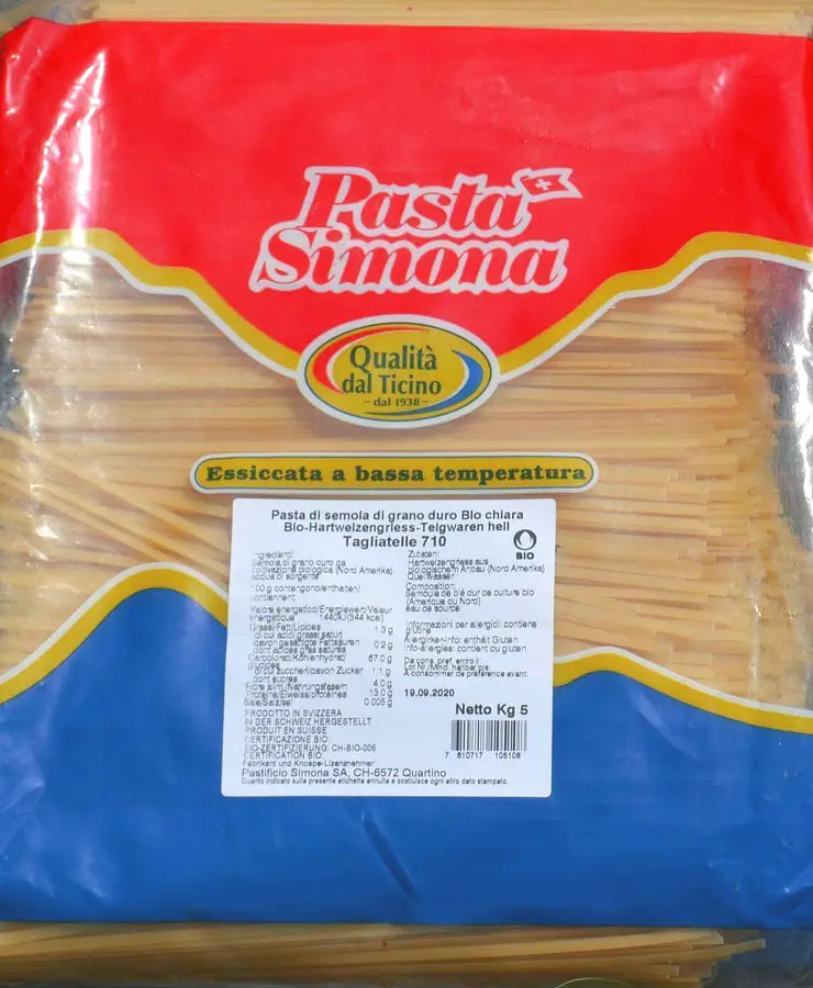 Pasta Simona Tagliatelle Wheat Pasta Bulk Buy Organic