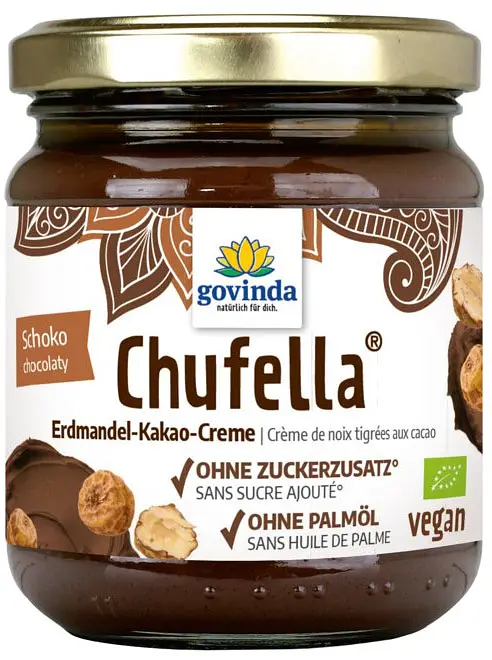 Chufella Sweet Tiger Nuts Spread Without added Sugar Organic