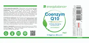 Q10 HighAbsorption Coenzym + BioPiperine 50mg Kapseln, 90 piece