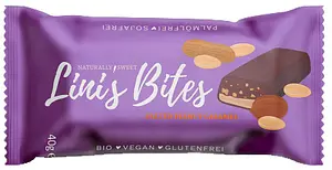 Barres Lini's Bites Arachides Caramel salé Bio, 40 g