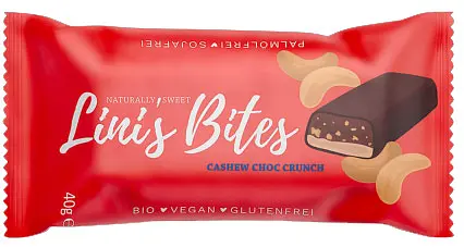 Barres Lini's Bites Noix de Cajou Chocolat Bio