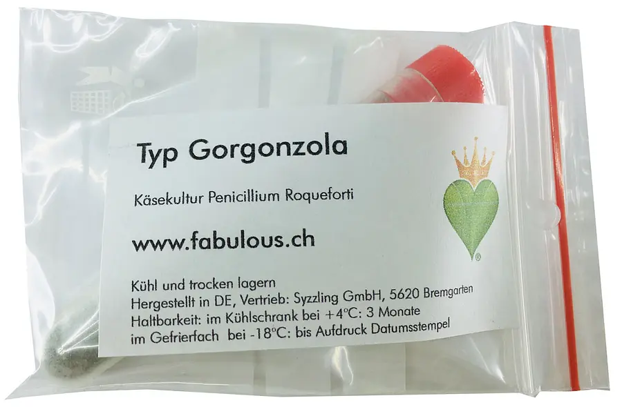 Cheese Starter Culture Penicillium Roqueforti, Type GORGONZOLA Vegan