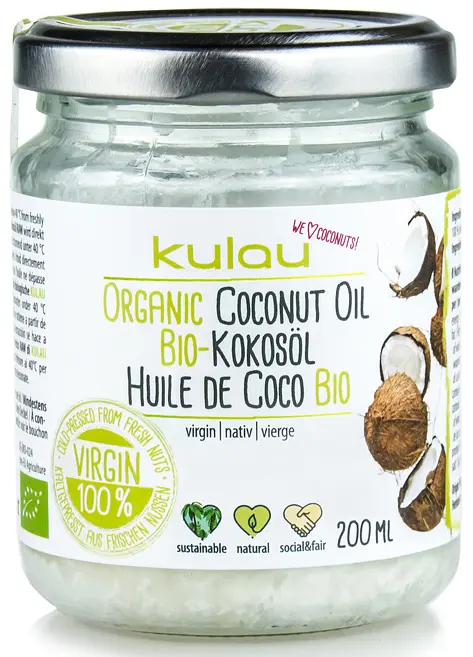 Oil Virgin Coconut Raw Food Quality Organic