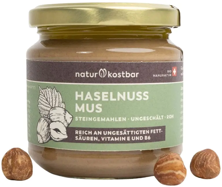 Haselnussmus Rohkost Bio