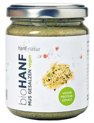 Purée de chanvre salée Bio