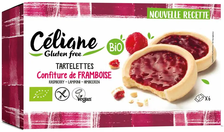 Tartlet Raspberry Gluten Free Organic