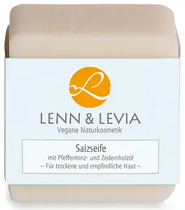 Shower Gel Salt Soap with Peppermint and Cedarwood Oil #plasticfree, 100 g