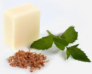 Shower Gel Salt Soap with Peppermint and Cedarwood Oil #plasticfree, 100 g