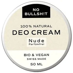Deo Cream Nude No Bullsh!t #plasticfree, 50 ml