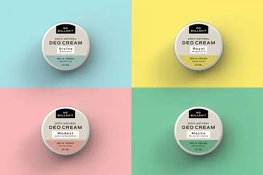 Deo Cream Trial Set / Travel Set No Bullsh!t #plasticfree