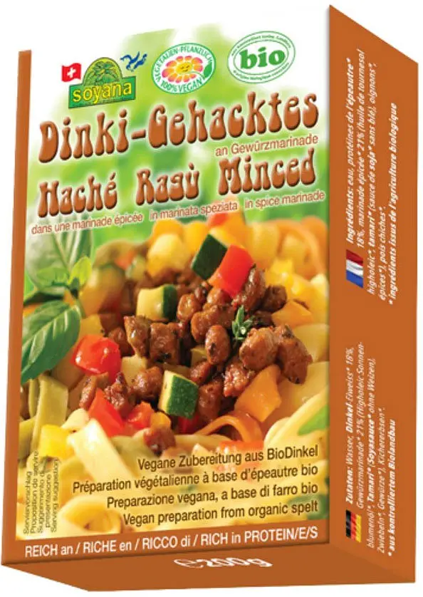 Dinki Spelt Mince Vegan Marinated Organic