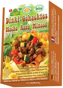 Dinki Spelt Mince Vegan Marinated Organic, 200 g