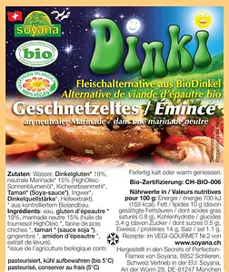 Dinki Spelt Strips neutral marinade (Gastro) Organic, 1 kg