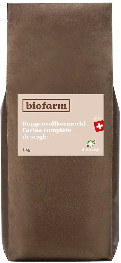 Wholemeal Rye Flour Swiss Bio