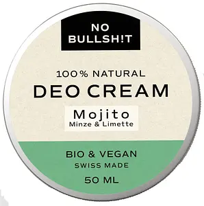 Deo Cream Mojito No Bullsh!t #plasticfree, 50 ml