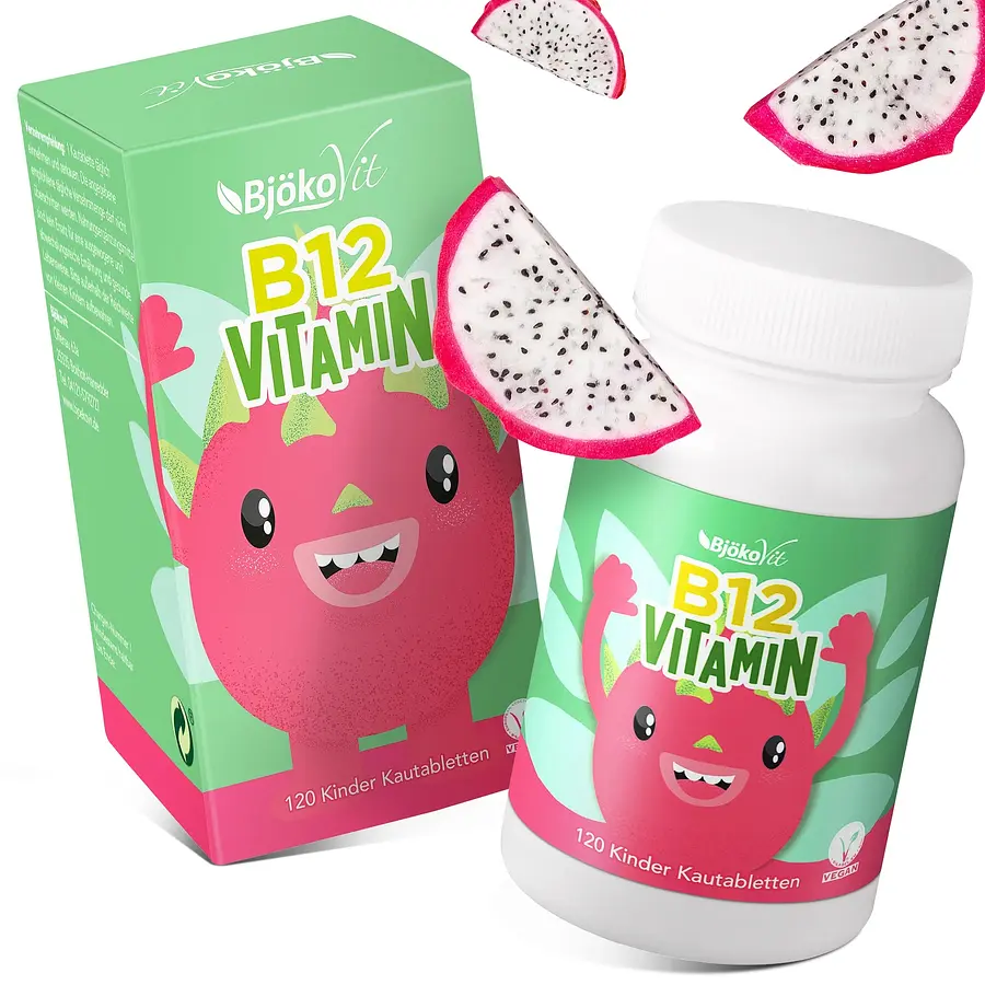 Vitamin B12 for children methyl 3.1μg Vegan 120 chewable tablets