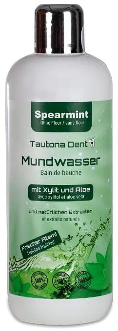 Mouthwash Tautona-Dent Spearmint Xylitol and Aloe