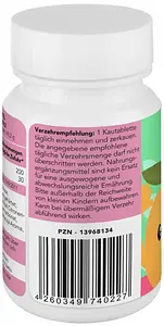 Vitamin D3 + K2 for children Vegan, 120 chewable tablets, 120 piece