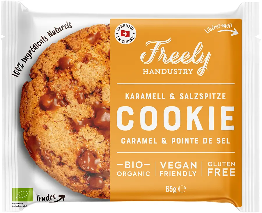 Freely Vegan Cookie Caramel & Salt Gluten Free Organic