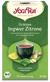 Tea Yogi Green Tea Ginger Lemon Organic