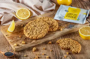 Freely Vegan Cookie Lemon & Poppy Seed Gluten Free Organic, 65 g