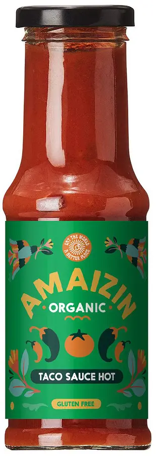Amaizin Taco Sauce HOT Organic