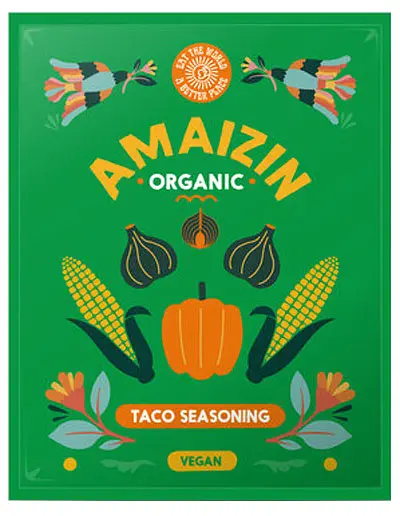 Amaizin Fajita Seasoning Sachet Organic