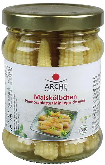 Maiskölbchen Arche Glas Bio