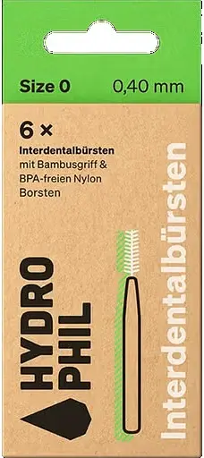 Interdental Brush 0.40mm #plasticfree, 6 pcs