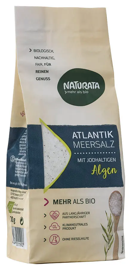 Salt Atlantic Sea Salt with Iodine Organic