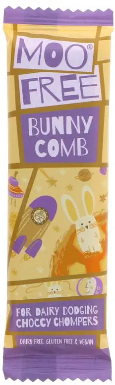 Barre de Chocolat Bunnycomb Végétalien Sans Gluten