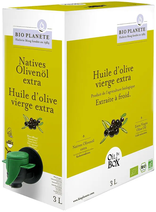 Huile d'olive douce vierge extra en gros Bidon Bio