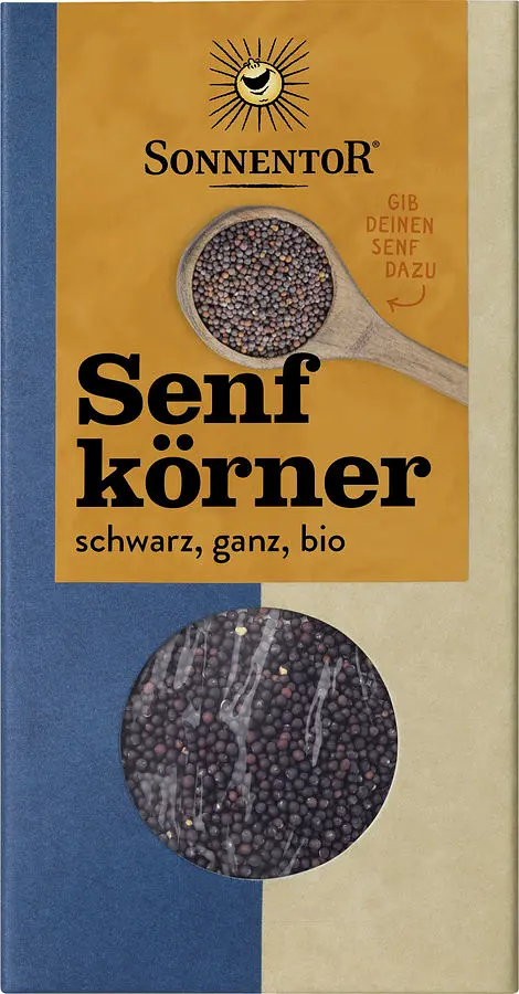 Senfkörner schwarz ganz Bio