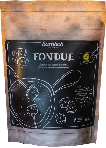 Fondue Samses Vegane Alternative zu Käsefondue Special