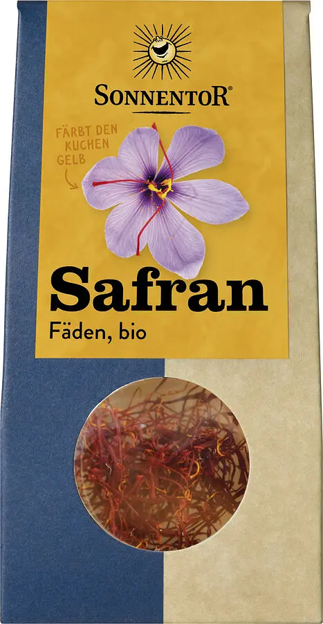 Safran Fäden Tüte Bio