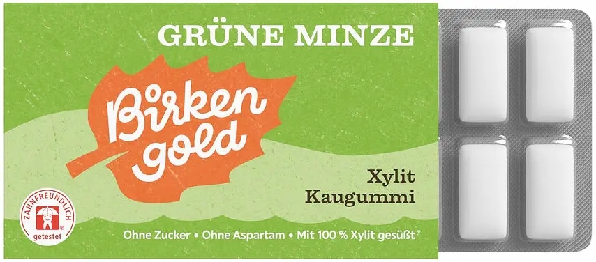 Xylitol Chewing Gum Menthe Verte