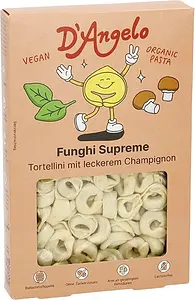D'Angelo Tortellini filled Mushrooms Organic, 250 g