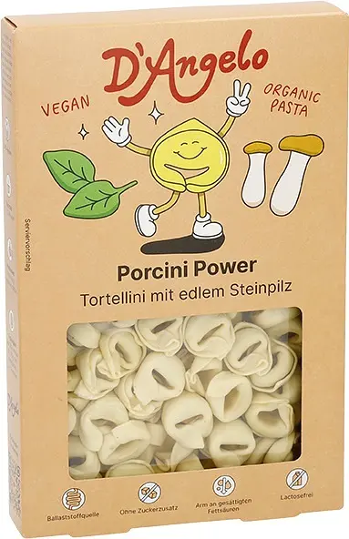 D'Angelo Tortellini filled Porcini Mushrooms Organic