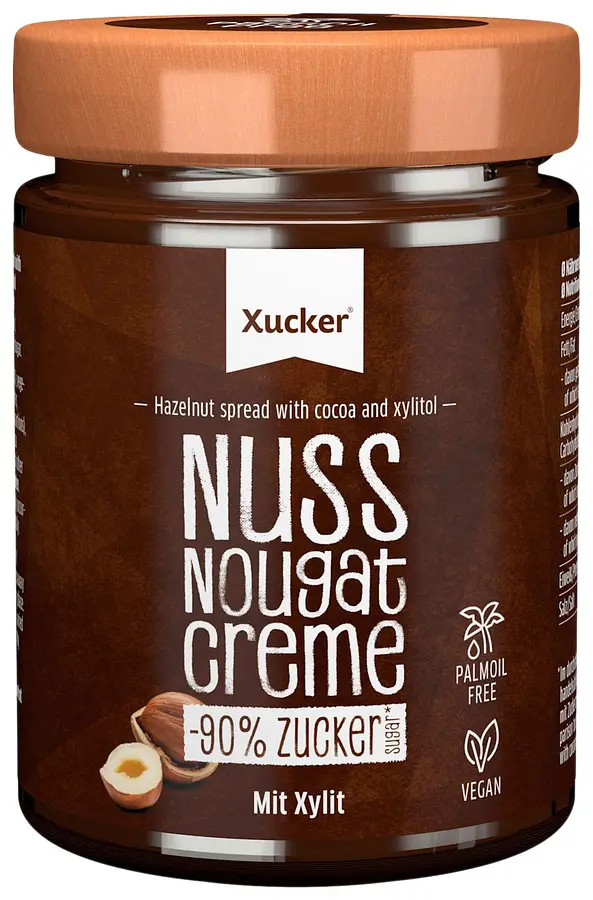 Schokoaufstrich Nuss-Nougat Xylit Zuckerarm