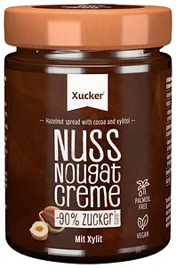 Schokoaufstrich Nuss-Nougat Xylit Zuckerarm, 300 g